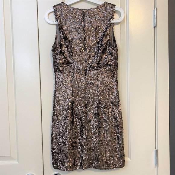 NWOT French Connection Bronze Sequin Dress - Picture 2 of 7